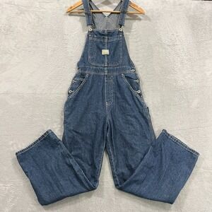 VTG Old Navy Overalls Womens XS Denim Y2K‎ Skater Blue Jeans Bib Carpenter
